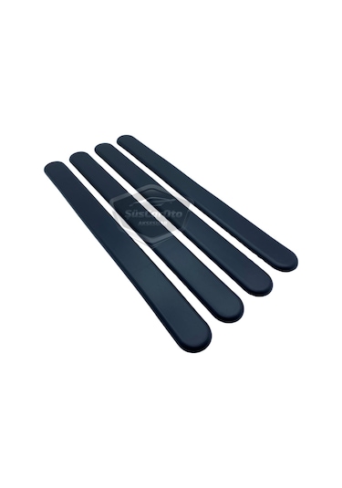 Honda Civic Vtec 2 Uyumlu Esnek Tampon Koruma Bandı Ön Arka Tampon Koruyucu Şerit Yumuşak Bant 4 Lü Paket Siyah 00 Şüscaroto Aksesuar