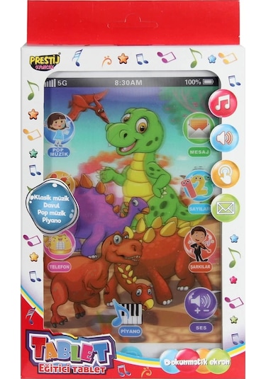 Kutulu Eğlenceli Pilli Tablet