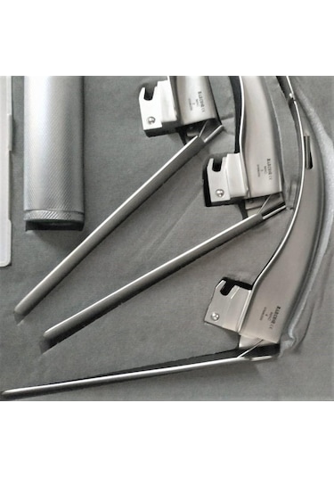 Archer Fiber Optik Laringaskop Seti Flexi Zor Entübasyon 4 Blade