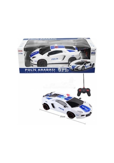 1:12 Uzaktan Kumandalı Polis Lamborghini Şarjlı Araba