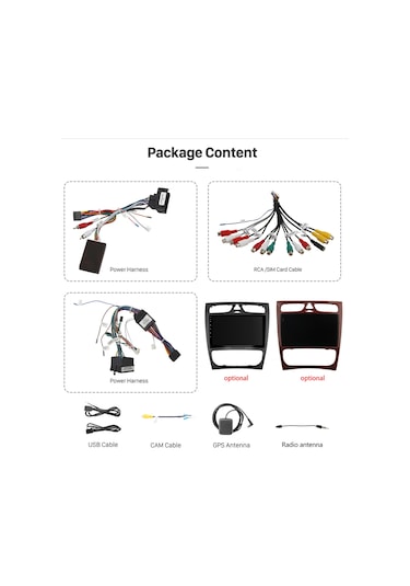 Mercedes Benz C Clk 2002-2004 Multimedya Navigasyon Usb Kamera Carplayer