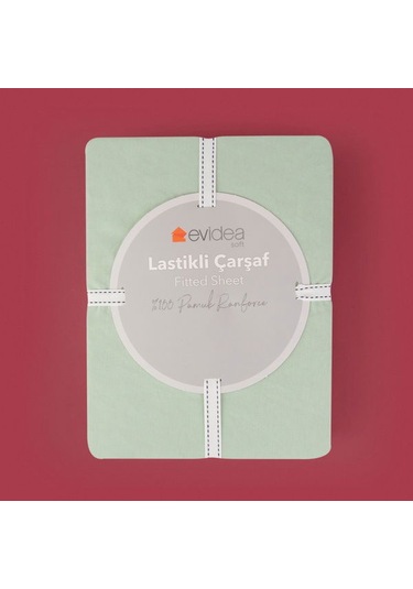Evidea Soft Basic Tek Kişilik Lastikli Çarşaf - Yeşil - 100x200 Cm Yeşil