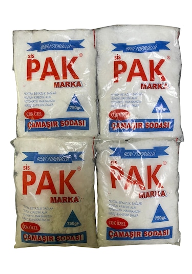 Pak Taş Çamaşır Sodası 4 x 750 G