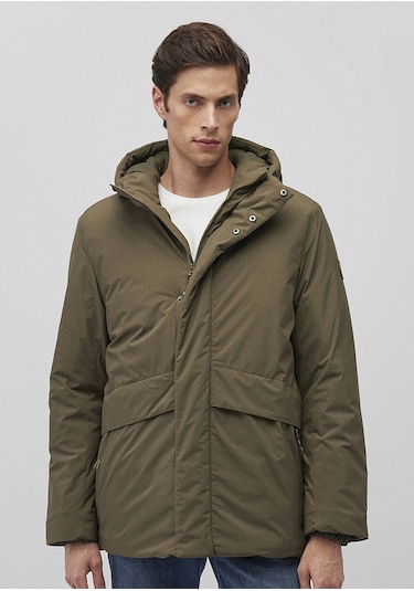 Mavi - Kapüşonlu Haki Parka 0110443-71544 Yeşil