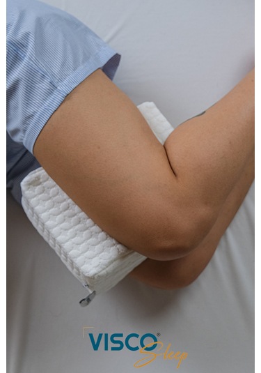 Bacak Arası Visco Yastık Viskon Kılıflı 25x19x13 Cm