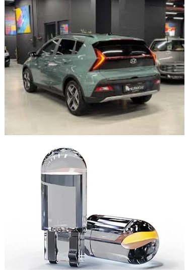 Hyundai Bayon Plaka Aydınlatma Seti Beyaz Özel Cob Led
