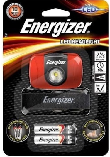 Energizer Lümen 55 Kafa Lambası Siyah