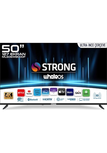 Strong ML50EW8000F 4K Ultra HD 50" 127 Ekran Uydu Alıcılı Smart LED TV