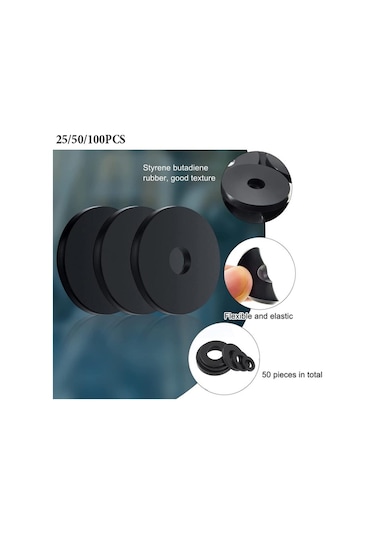 25/50/100 Adet M3 M4 M5 M6 M8 M10 M12 Siyah Yalıtım Sızdırmazlık Halkaları Kauçuk Düz Yıkama Contası Vidalı Cıvata M10x20mm 50pcs