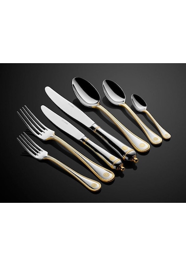 Lamedeore Royalty Yarım Gold Cuttery 89 Parça Çatal Bıçak Seti Gold