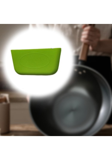 Homyl Tencere Kulp Kapağı Potholders Wok Ev Tava Için Yalıtım Yeşil