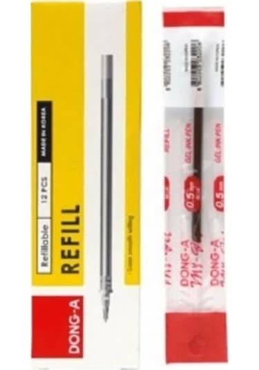 My-jel Refil 0.5mm Kırmızı 12 Li Paket