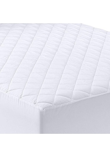 Çift Kişilik Yatak Koruyucu Kapitoneli Fitted Alez Ve Kapitoneli