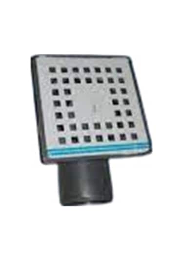 Paslanmaz Çerçeveli Yandan Çıkış Yer Süzgeci 10x10 Cm 50lik Çıkış