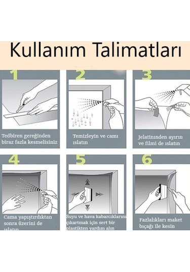 Guard Çizilmez Cam Filmi 75 Cm X 6 Metre Dark Black Koyu Siyah %15 Koyuluk 1 Adet