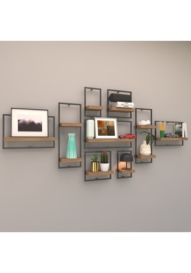 Rafkestir Milano Raf Seti - Model 9 Kafkas Meşe ( Mat )