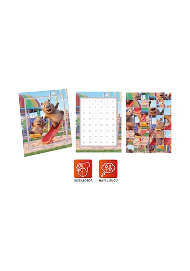 Playever Sticker Puzzle - Kapibara, Çıkartmalı Yapboz Etkinlik Kitabı