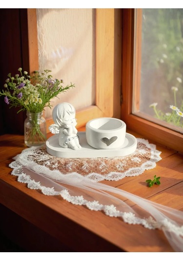 Basket Dekoratif Alçı Set Melek 311748675