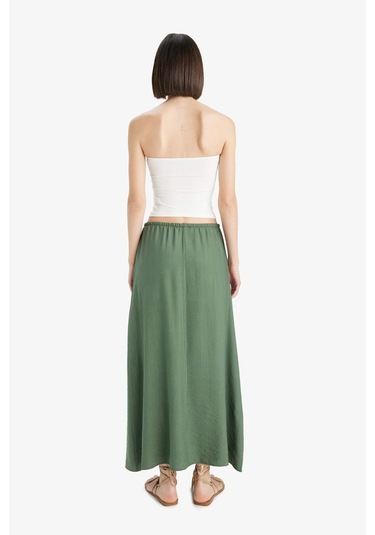 Defacto A Kesim Normal Bel Krinkıl Kumaş Midi Etek F6501ax25smkh482 Haki Defacto A Kesim Normal Bel Krinkıl Kumaş Midi Etek F6501ax25smkh482 Haki