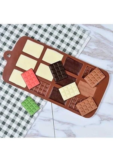 Trendooze Cloud011 12 Gözlü 3d Silikon Çikolata Kalıbı Elektriksiz Kahverengi Mutfak Aksesuarı Ev Hanımı İçin İyi