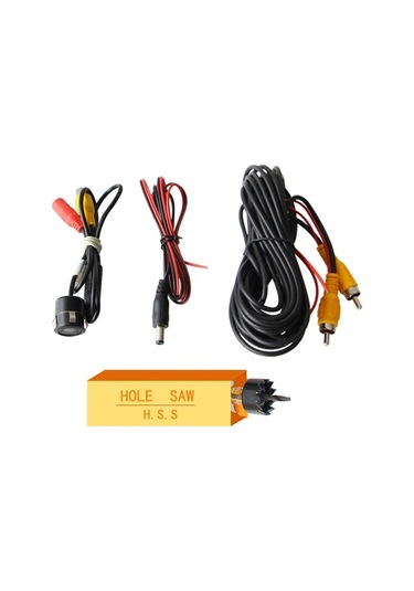 Sones Araba Hasır Şapka Şekli Arka Görüş Kamerası Araba Hd Gece Görüş Geri Kamera