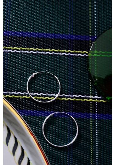 925 Ayar Gümüş Halka Küpe 1,2 Mm - 2,5 Mm Gümüş