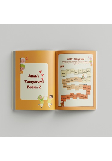 Çocuklar İçin Esmaül Hüsna Ajandası Çok Renkli