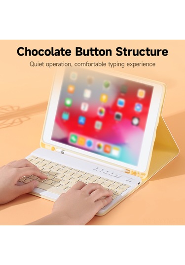 Geeksen İpad Mini6 İçin Çıkarılabilir Bluetooth Klavye Kılıfı - Taşınabilir, Kalem Yuvası Ve Uzun Pil Ömrü