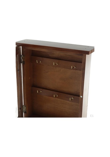 Duvara Monte Dolap El Yapımı Rustik 1x6x25cm, Kahverengi