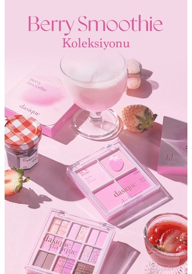 Dasique Karıştırılabilir Renk Tonlarına Sahip 4lü Allık Blending Mood Cheek 06 Berry Smoothie 06 Berry Smoothie