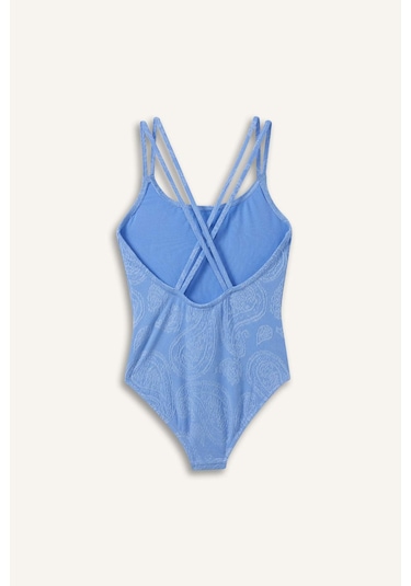 DeFacto Kız Çocuk Desenli Mayo E5130A825HSBE194