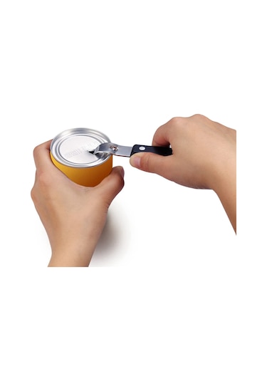 Can Punch Şişe Açacağı, Manuel Paslanmaz Çelik Konserve Açacağı 1 Paket Siyah