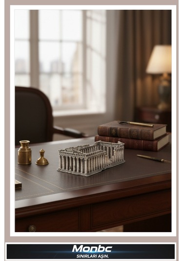 Monbc Parthenon Tapınağı Antik Yunan Mimari 3d Tasarım Dekoratif Biblo, Hediyelik Ve Ev Ofis İçin Şık Aksesuar