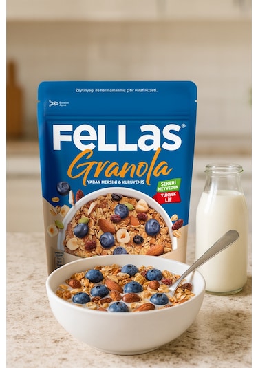 Fellas Granola - Yaban Mersini & Kuruyemiş 200 G