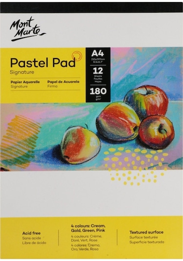 Mm Pastel Pad Asitsiz 4 Renk Signature 180gr A4