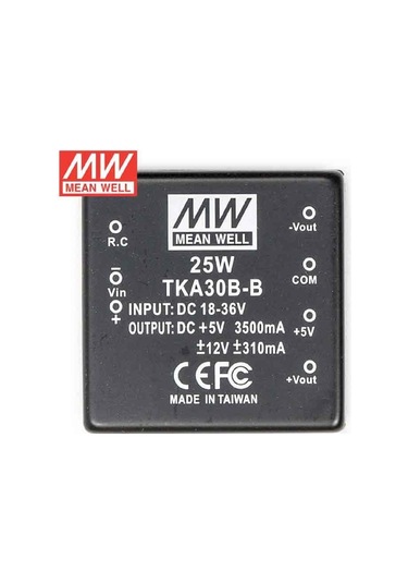Meanwell Tka30b-b ,18..36vdc 5v/3.5a +12v/300ma -12v/300ma,dc-dc Konverter