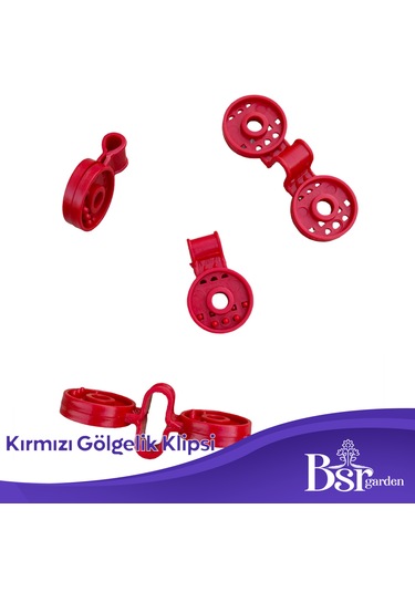 Gölgelik Klipsi Uv Katkılı 50 Adet Bsr Garden