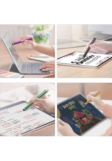 Dokunmatik Kalem - Akıllı Tahta Tablet Telefon Kalemi 3 Adet