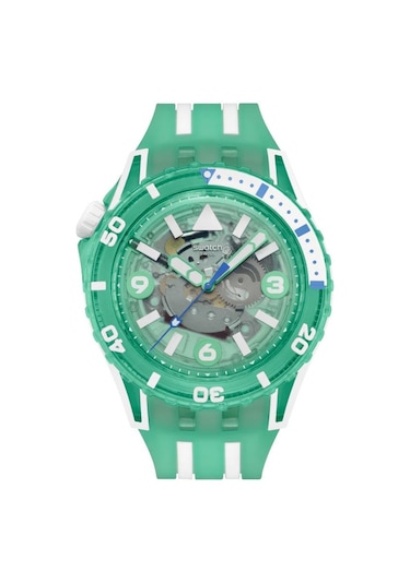 Sscu09l100 Swatch Scubaqua Maedusae Erkek Kol Saati Çok Renkli