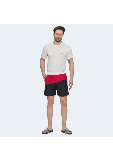 Slazenger ROHAN Erkek  Siyah / Kırmızı Mayo