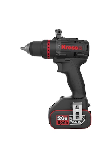 Kress KUC33.1 20V/5.0AH Li-ion 95NM Çift Akülü Profesyonel Şarjlı Darbeli Matkap