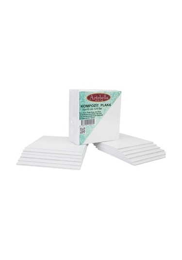 Kps10X10 Artebella (Preslenmiş) Kompozit Plaka 10X10 Cm 12 'Li Se