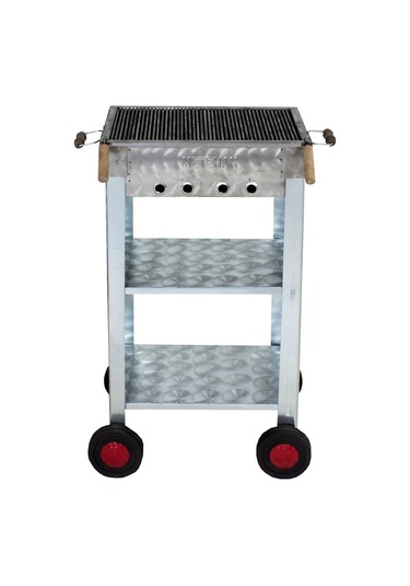 Metehan MTH-62 Maltız Izgaralı - Dört Tekerlekli Battal Boy Mangal