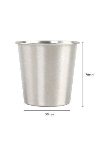 Dancemonkey Aotu 2 Adet 304 Paslanmaz Çelik Kamp Bardağı, Bpa İçermeyen Kahve Kupa, Piknik İçin Kullanışlı Altın