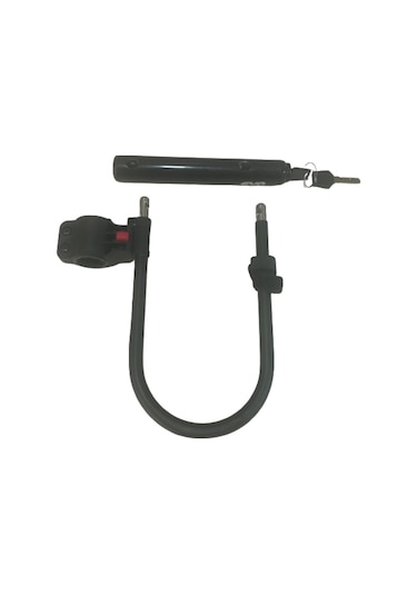 U Kilit 180x245 Mm + 15x2000 Mm Çelik Halat, 2 Parçalı Kilit