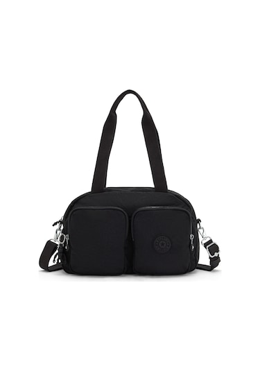 KIPLING Cool Defea Omuz Çantası Orta Boy SİYAH BLACK NOIR