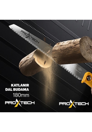 Proxtech Çok Fonksiyonlu Katlanır Emniyetli  El Testeresi Bahçe B 551228204