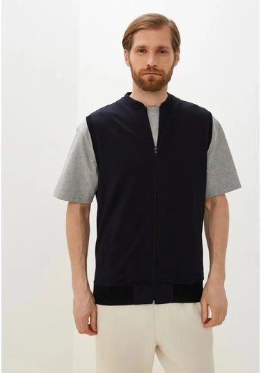 Bendclub Fermuarlı Klasik Yelek 148512829 Mavi