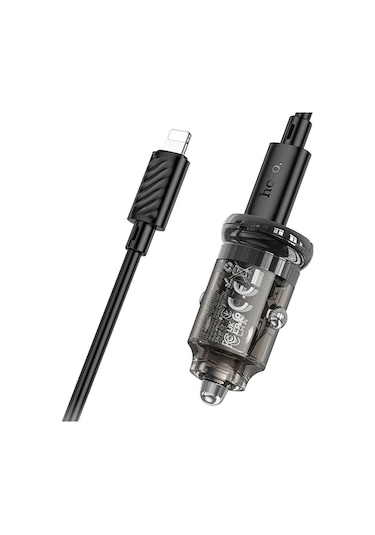 Hoco Z53a Pd30w Type-c + Usb Qc3.0 Araç Hızlı Şarj Aleti + Kablo