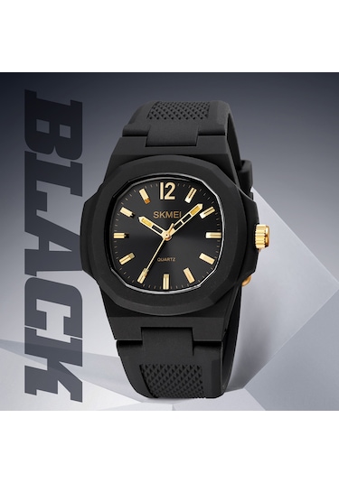 Leezsing Skmeı Erkek Kuarc Saati 1717 - 5atm Su Geçirmez Spor Stili Kol Saati Altın Altın